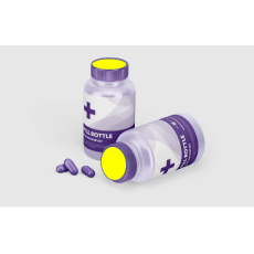 Round Appointment Labels for Pill Bottles